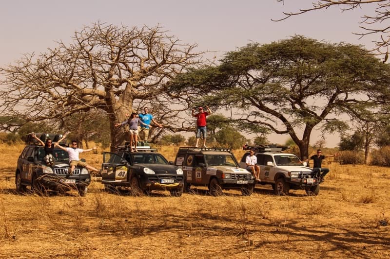 Overlanders in Senegal Africa Overland rigs in Senegal Africa