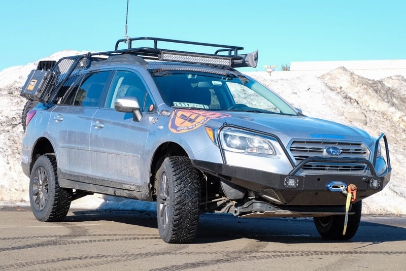 Subaru with Superwinch Superwinch vs Warn comparison