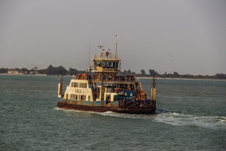 Banjul to Barra crossing Ferry between Banjul and Barra