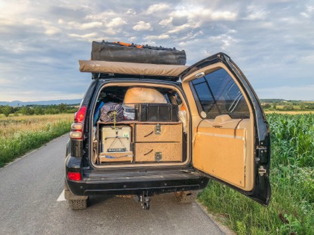drawer packing system overlanding gx470