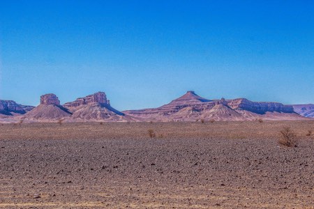 Moonlike scenery overlanders in morocco