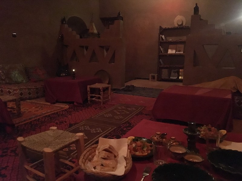 auberge kasbah inside - mhamid cozy auberge kasbah
