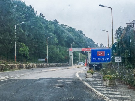 overland entering Turkey