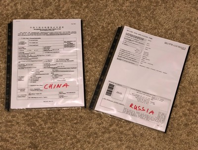 visa applications for overlanders