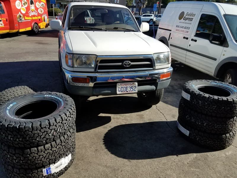 BFG KO2 tires for 3rd gen 4runner 3rd gen 4runner parts