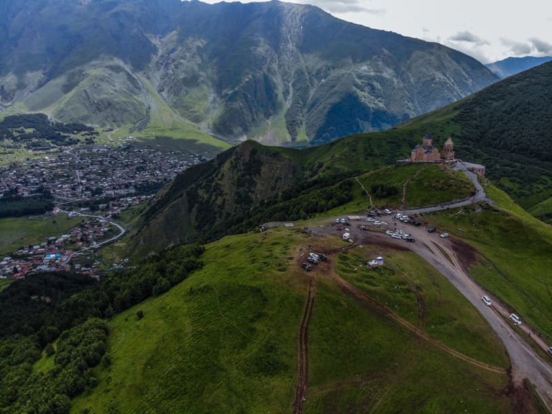overlanders in kazbegi