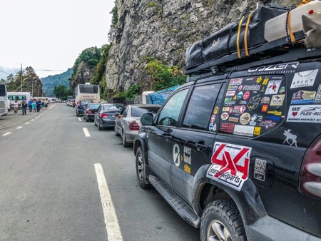 overlanders border crossing