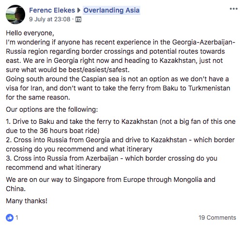 overlanding asia facebook group overlandign asia facebook group