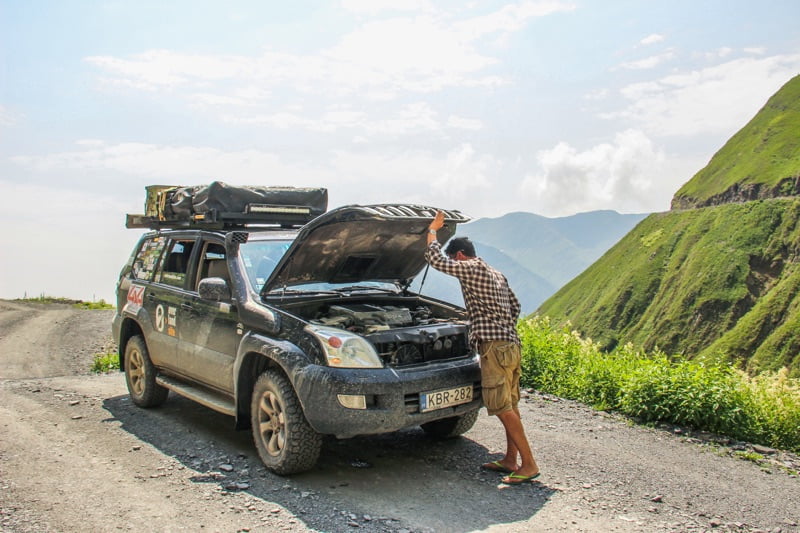 overlander in tusheti