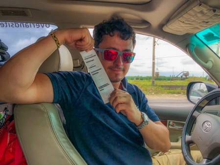 got fined in Georgia