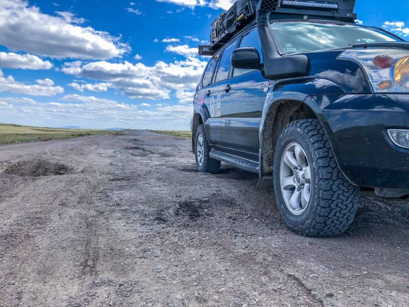 bad roads in kazakhstan ii