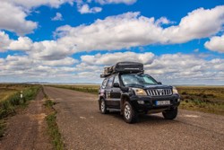 bad roads kazakhstan i gx470 prado