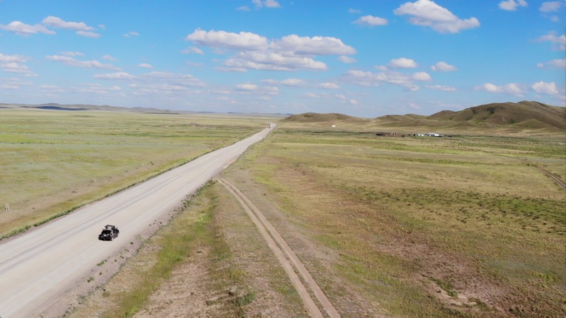 overlanding in kazakhstan drone pic overlander drone picture