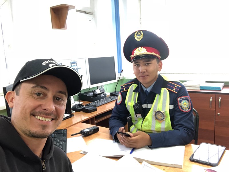 police checkpoint kazakhstan overlander police checks