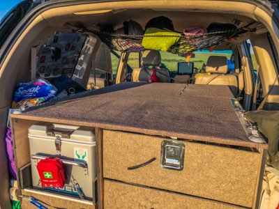 sleeping platform prado gx470 drawer system