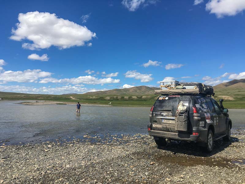 orkhon valley river crossing
