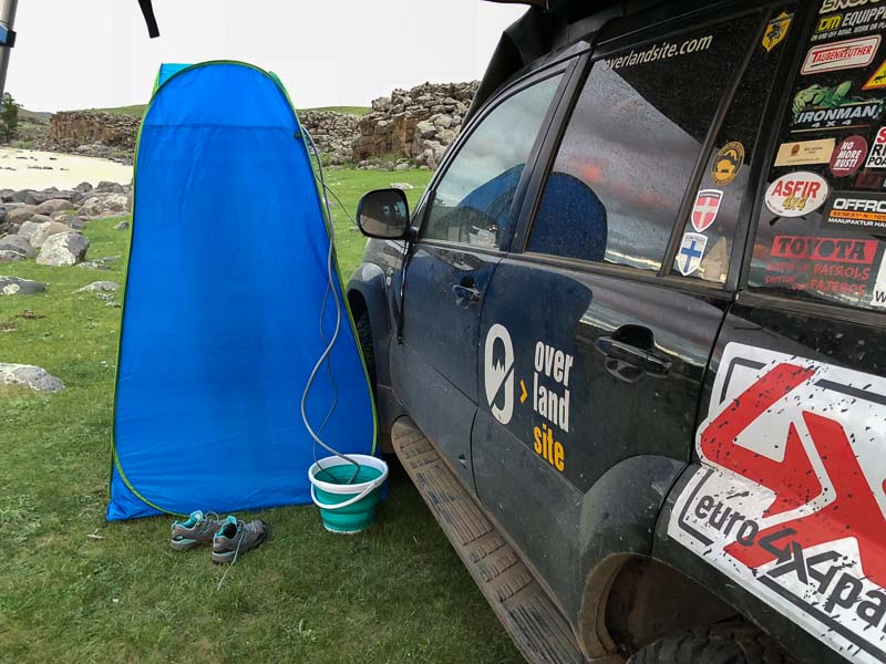 camp shower shower for overlanders