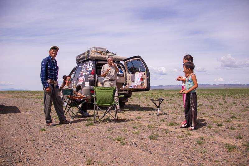 nomads with overlanders