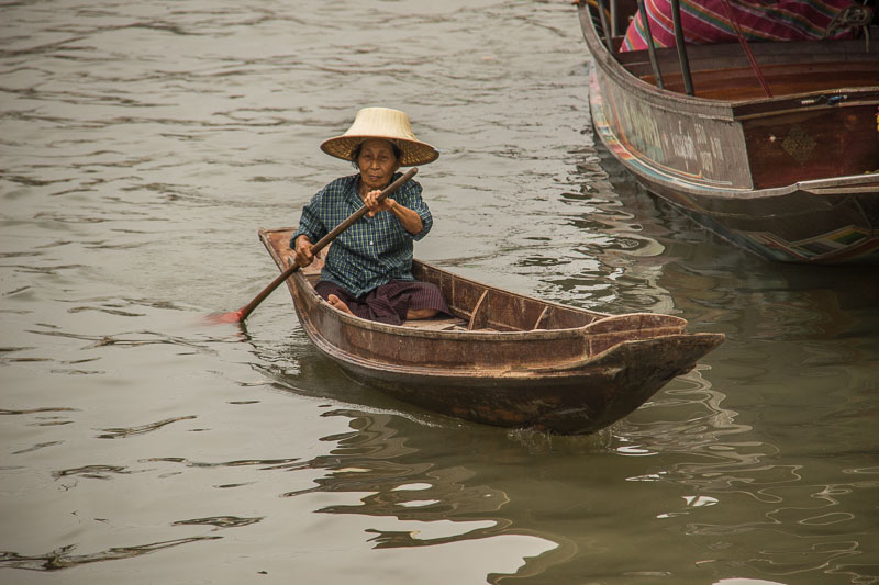 floating market visited by overlanders