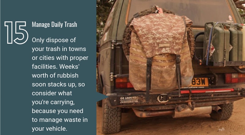 eco friendly trash overlanding-min eco friendly overlanding trash managementtrash