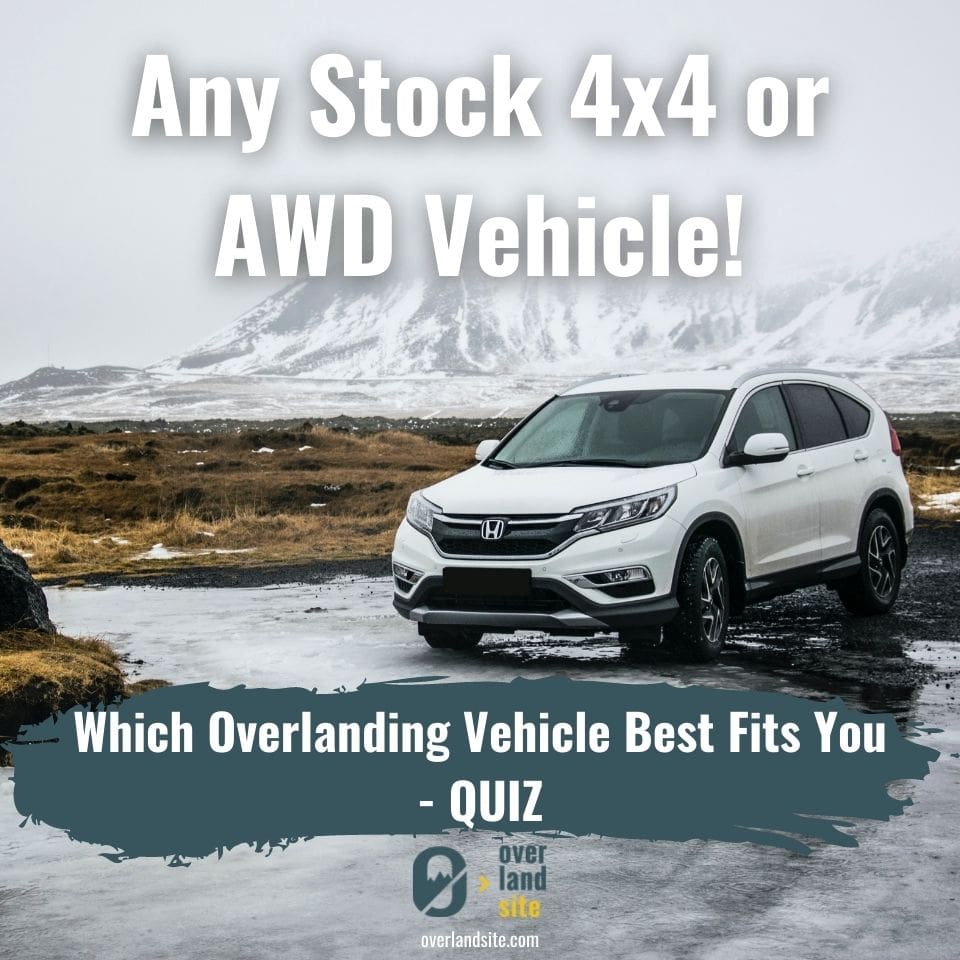 Any stock SUV or 4x4